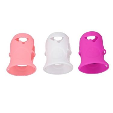 Imagem de Generic Manga de Silicone Em Garrafa, Secar Rápido, Requintado Enrolamento de Silicone para Garrafas para de Vidro 8 Onças Séries (Branco + Rosa + Roxo)