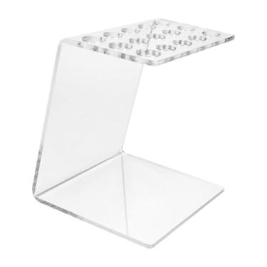 Imagem de KiBcsLic Suporte para tesouras de salão, suporte organizador de tesouras, de acrílico para tesouras de cabeleireiro para casa, hotel, barbearias