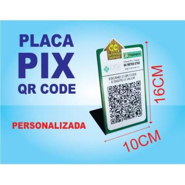 Imagem de Placa Pix QR CODE - ARTE E TRABALHO