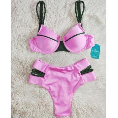 Imagem de Biquíni Suelen - Aquaianna, Rosa, M