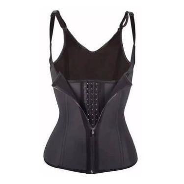 Imagem de Cinta Modeladora Feminina Dupla Compressão Medidas Zíper - oem, M, Pre