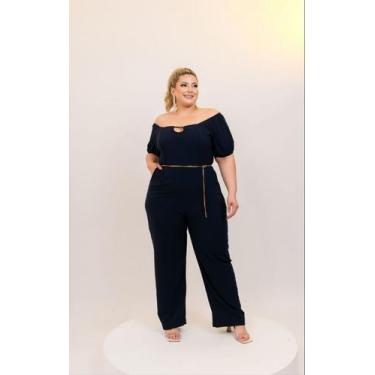 Imagem de Macaquinho longo plus sizes - Fan