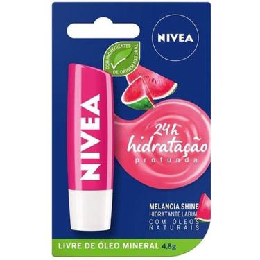Imagem de Protetor Labial Hidratante 24H Melancia Shine Nivea - Super Hidratante