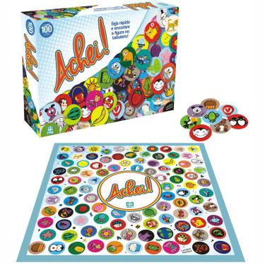 Imagem de Jogo de Fichas Achei - Colorido - 0579 - Nig Brinquedos