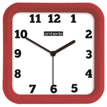 Imagem de Relógio De Parede Ambiente Ref: 1912-044 Marrom Quadrado