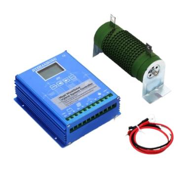 Imagem de HYZHANHONG Controlador de carga solar eólica híbrida MPPT de 12 V, 24 V e 48 V, regulador de sistema fotovoltaico de turbina eólica de 4000 W para bateria doméstica,220V