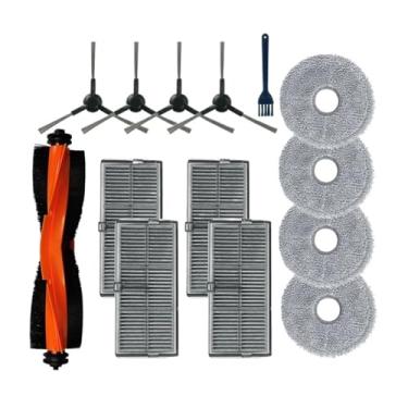 Imagem de Mop Cloth Dust Bags Parts Compatible With Dreame L10s Pro Ultra Heat / X30 Ultra / X30 Pro Vacuum Cleaner Hepa Filter Roller Side Brush(Set19)