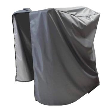 Imagem de menolana Capa protetora para esteira, acessórios de montagem simples, garagem para equipamentos de ginástica, proteção contra poeira multiuso, tecido Oxford, Cinza