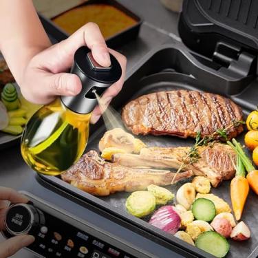Imagem de Pulverizador de óleo de oliva de 200 ml para cozinhar pulverizador para fritadeira a ar, óleo de vinagre vegetal, portátil, mini utensílios de cozinha