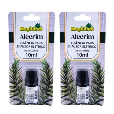 Imagem de Kit 2 Essencia p/ Difusor Elétrico Alecrim Mogilândi 10ml