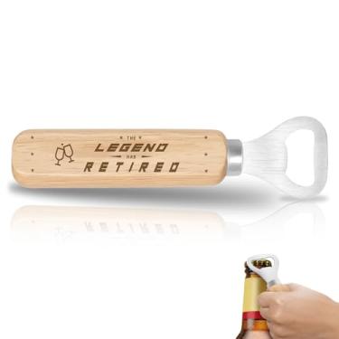 Imagem de Presentes de aposentadoria para homens - Colega de trabalho deixando adeus presente de despedida presentes de aposentadoria para homens colegas de trabalho amigos papai avô família abridor de garrafas