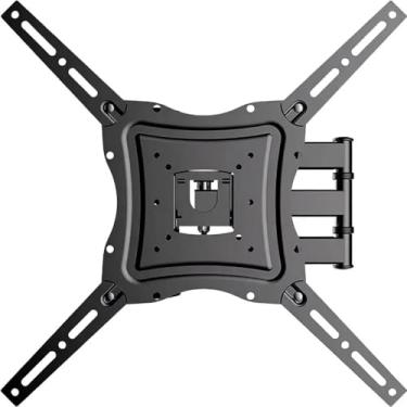 Imagem de Suporte de Parede Articulado para TV LED/LCD, Aço, Compatível com TVs de 32 a 55 Polegadas, Tri-Articulado, Montagem Universal, Preto