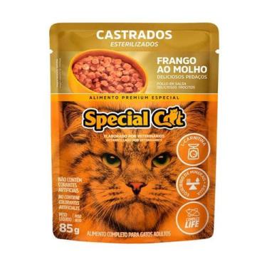 Imagem de Ração Úmida Special Cat Ultralife para Gatos Castrados Sabor Frango ao