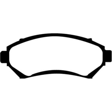 Imagem de EBC Pastilha de freio esportiva Brakes DP21100/2 Greenstuff Série 2000