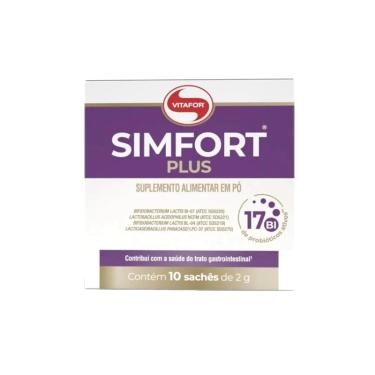 Imagem de Simfort Plus Probiótico com 4 Espécies 2g Vitafor 10 Sachês