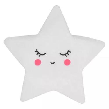 Imagem de Luminária Estrela Led Infantil Luz Suave E Design Encantador