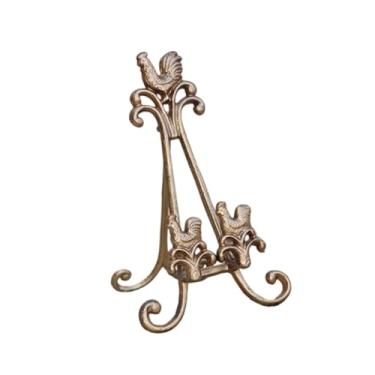 Imagem de Generic Suporte para pratos, cavalete retrô de ferro fundido, suporte para pratos de metal, para pratos decorativos, criação de imagens, foto