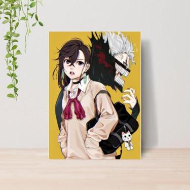 Imagem de Quadro Dan da Dan Anime A4  Placa MDF 20 - Lomi Art
