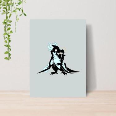 Imagem de Quadro Solo Leveling Anime A4  Placa MDF 19 - Lomi Art