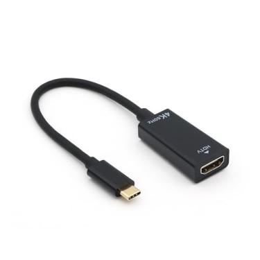 Imagem de UCCUNEVVA Adaptador USB C para HDMI fêmea (4K a 60Hz), USB 3.1 Tipo-C para HDMI, para MacBook/iPad Pro/Pixelbook/XPS/Galaxy e mais