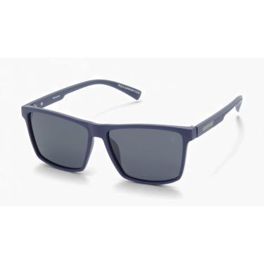 Imagem de Óculos de Sol Casual Polarizado Masculino Polo London Club, Lente UV400 Kit contém Case Couro ECO (Azul)