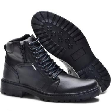 Imagem de Bota Coturno Cano Baixo Form's Masculino Feminino 022 Preto Zíper - Po