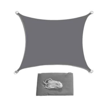 Imagem de Lona Retangular Impermeável para Sombra - Ideal para Jardim, Terraço, 