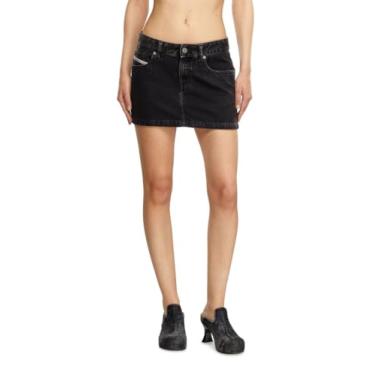 Imagem de Diesel Saias curtas DE-Ron, Preto/Jeans, 60