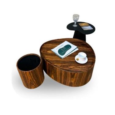 Imagem de Conjunto Mesas De Centro Orgânica Alicaia - Modelar Art Moveis