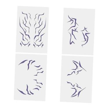 Imagem de Generic temporárias, adesivos temporários, acessórios para vestir, adesivos para rosto, filmes, animes para carnaval, lembrancinhas para festa de