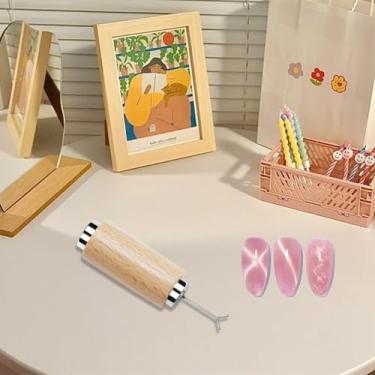 Imagem de Varinha magnética com fio de ferro em forma de Y cilindro de esmalte de unhas poderosas ferramentas de barra magnética faça você mesmo efeito cardíaco multifuncional para salão doméstico