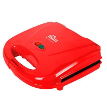 Imagem de Sanduicheira Grill 110 Volts 750 Watts Vermelha - 23260 - KIAN, 110V