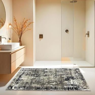 Imagem de 1 Tapete Banheiro Belga Grande Absorve Es Mo 100 x 140 Vr - IDEALIZA, 