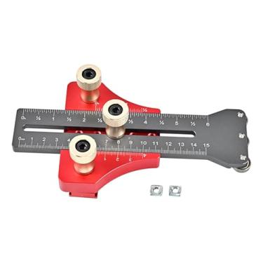 Imagem de IEUDNS Guia de gabarito para serra de mesa, guia de corte fino rápido, ferramenta para marcenaria de corte rápido, Cinza