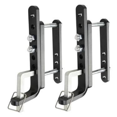 Imagem de Generic 2x Suporte de Controle de Oscilação para Reboque, Suporte de Engate de Controle de Oscilação 95-01-5600, Peça de Reparo Prática e Profissional, Preta