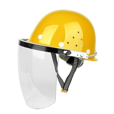 Imagem de RNXRZANK Máscara Facial Transparente com Viseira E Capacete de Trabalho Protetor Facial