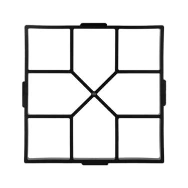 Imagem de Materiais de Construção, Forma Molde Concreto Cruz Tijolinho Calçada Bloco Pedras Jardim, 40 X 40 X 4 Cm