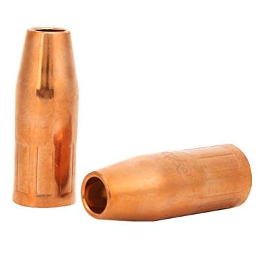 Imagem de YWBL-WH 2pcs Bocal de Soldagem MIG de Cobre 200-258, Desempenho Estável, Bons Consumíveis, Material de Cobre, Substituir Peças Antigas ou Danificadas, Usinagem CNC, Resistente Com Alta