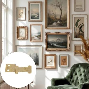 Imagem de Generic 20 peças cabides para fotos espinha de peixe ferro dourado 47 x 22 mm