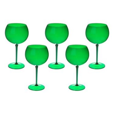 Imagem de Taça De Gin 600ml Kit 5pçs Acrílico Alto Padrão Premium - NEOPLAS, VER