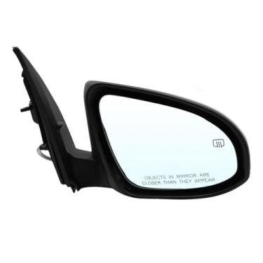 Imagem de Jecoupoon Conjunto de espelho lateral do passageiro direito compatível com Corolla 2014-2019 Retrovisor de porta dobrável elétrico e aquecido e manual TO1321294 preto (5 pinos)