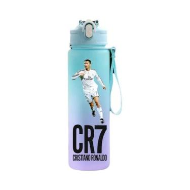Imagem de Copo De Água Portátil De Grande Capacidade CR7 Cristiano Ronaldo Garra