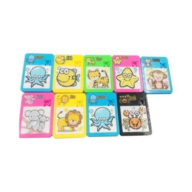 Imagem de Quebra-Cabeça De Animais Para Educação Infantil 6PCS Número Aleatório 