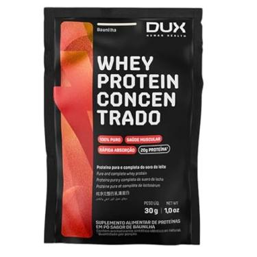 Imagem de Whey Protein 100% Concentrado Sache 30g Sabor Baunilha-Dux Human Health-Dux Nutrition