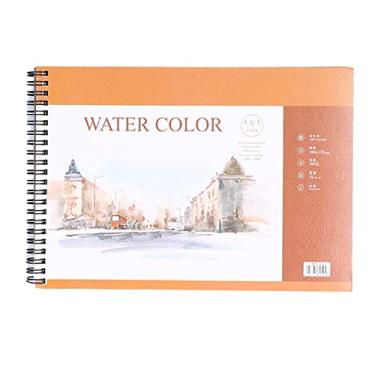 Imagem de Esboço livro encadernação em espiral papel resistente brilhante bloco de desenho multifuncional para artistas estudantes papel aquarela tamanho A4 leve portátil