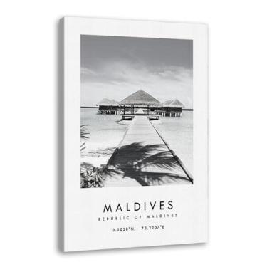 Imagem de Pôster de cidade preto e branco - impressão de viagem Roma Las Vegas Veneza Paris Sydney Amsterdã Amalfi Sanfrancisco Pintura em tela impressões de paisagem da cidade do mundo imagens de parede pôster