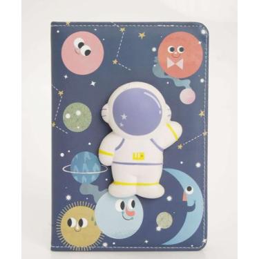 Imagem de Caderneta Anotações Astronauta Marisa-05029, UN, Azul