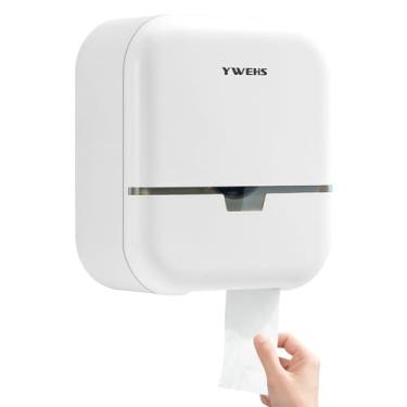 Imagem de Porta-rolha de Papel Higiênico para Parede Autoadesivo Sem Perfuração Dispenser Rollo Banheiro Caixa