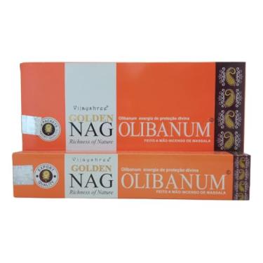 Imagem de Incenso Vijayshree Golden Nag Olibanum/Olíbano Cx.12un.15g