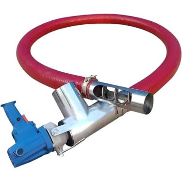 Imagem de Portátil Máquina De Sucção De Grãos Elétrica 1500w Com Transportador De Parafuso Poderoso Para Grãos, Cimento, Areia & Pó - Design Silencioso Eficiente Ideal Para Casa E Fazenda, 2M Hose